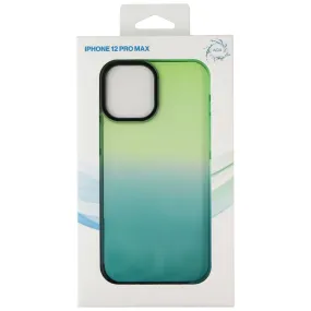 AQA Slim Hardshell Case for Apple iPhone 12 Pro Max - Green/Blue Fade