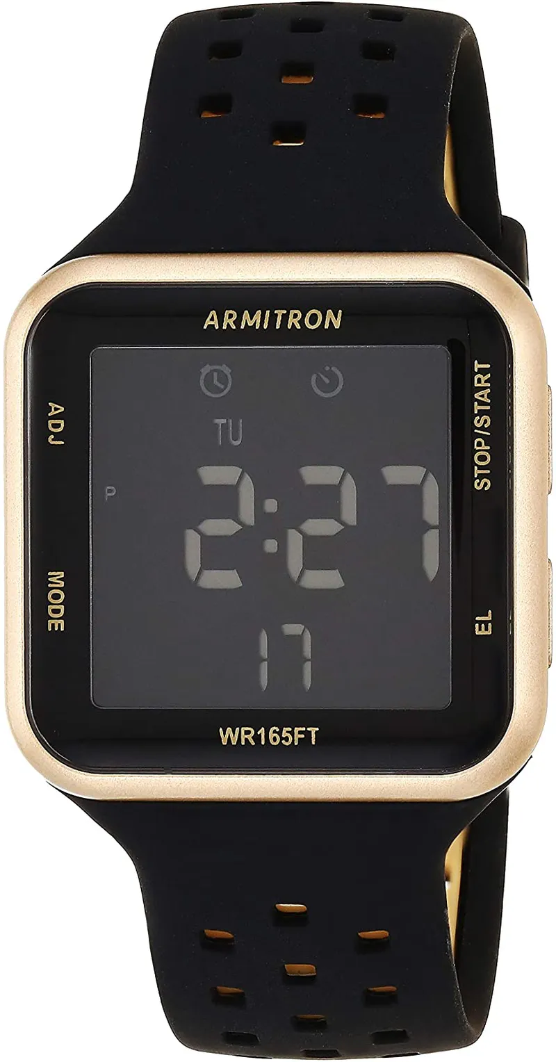 Armitron Sport Unisex 40/8417 Digital Chronograph Silicone Strap Watch