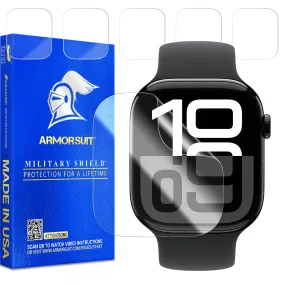 ArmorSuit 6 Pack for Apple Watch Series 10 46mm (2024) Screen Protector MilitaryShield Film - Made in USA