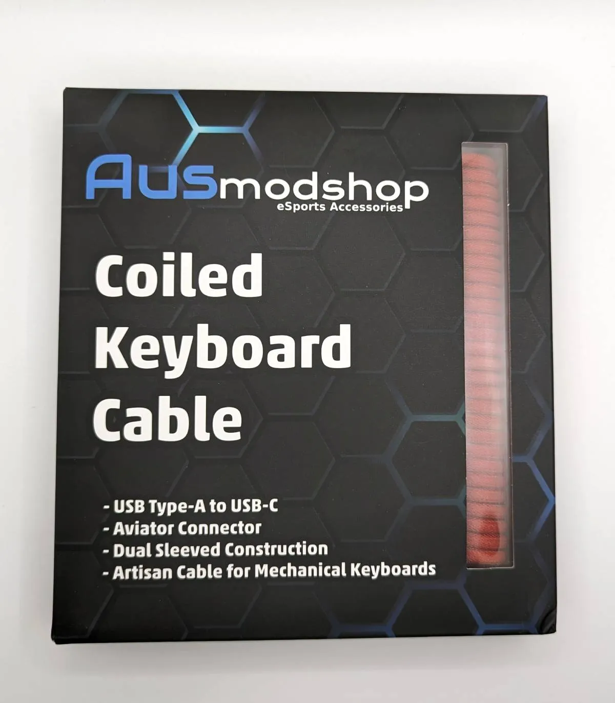 Ausmodshop Coiled Keyboard Cable - Vader