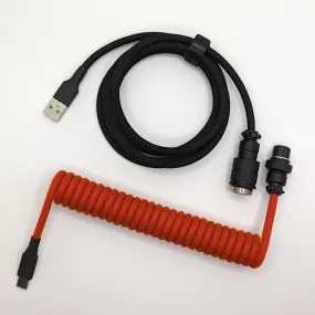 Ausmodshop Coiled Keyboard Cable - Vader