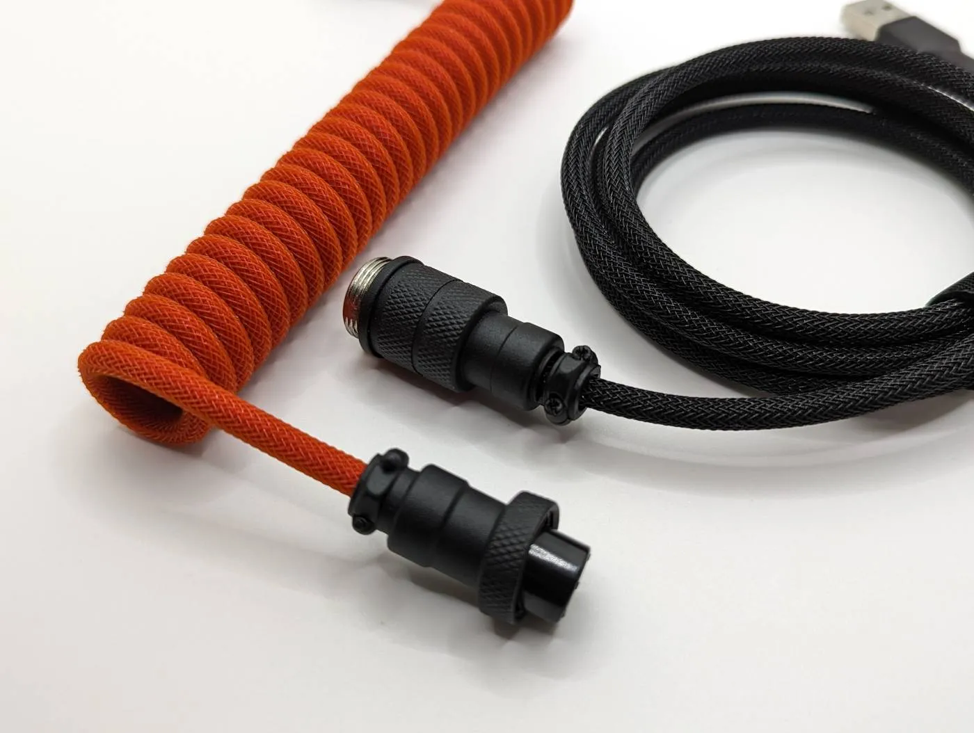 Ausmodshop Coiled Keyboard Cable - Vader