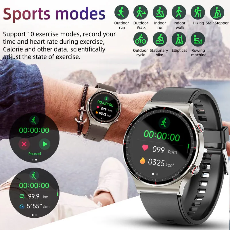 BEARSCOME CFDA ECG Blood Oxygen Heart rate Health Monitoring Smart Watch