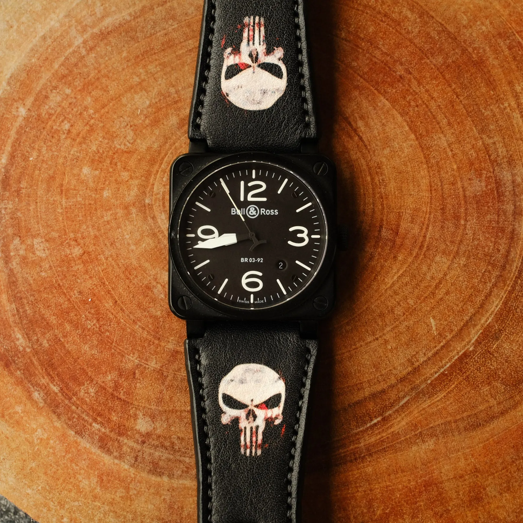 Bell & Ross Watch Band Custom Design Straps Handmade