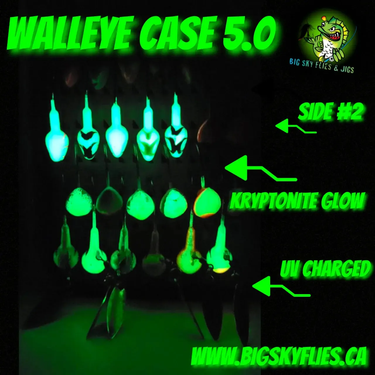 Big Sky Walleye Case 5.0 58pc set