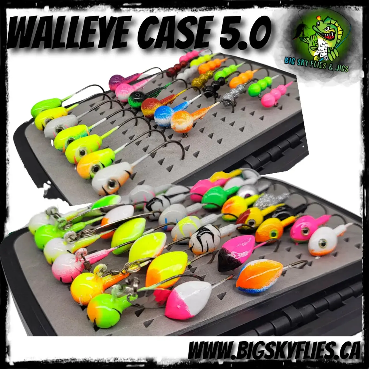 Big Sky Walleye Case 5.0 58pc set