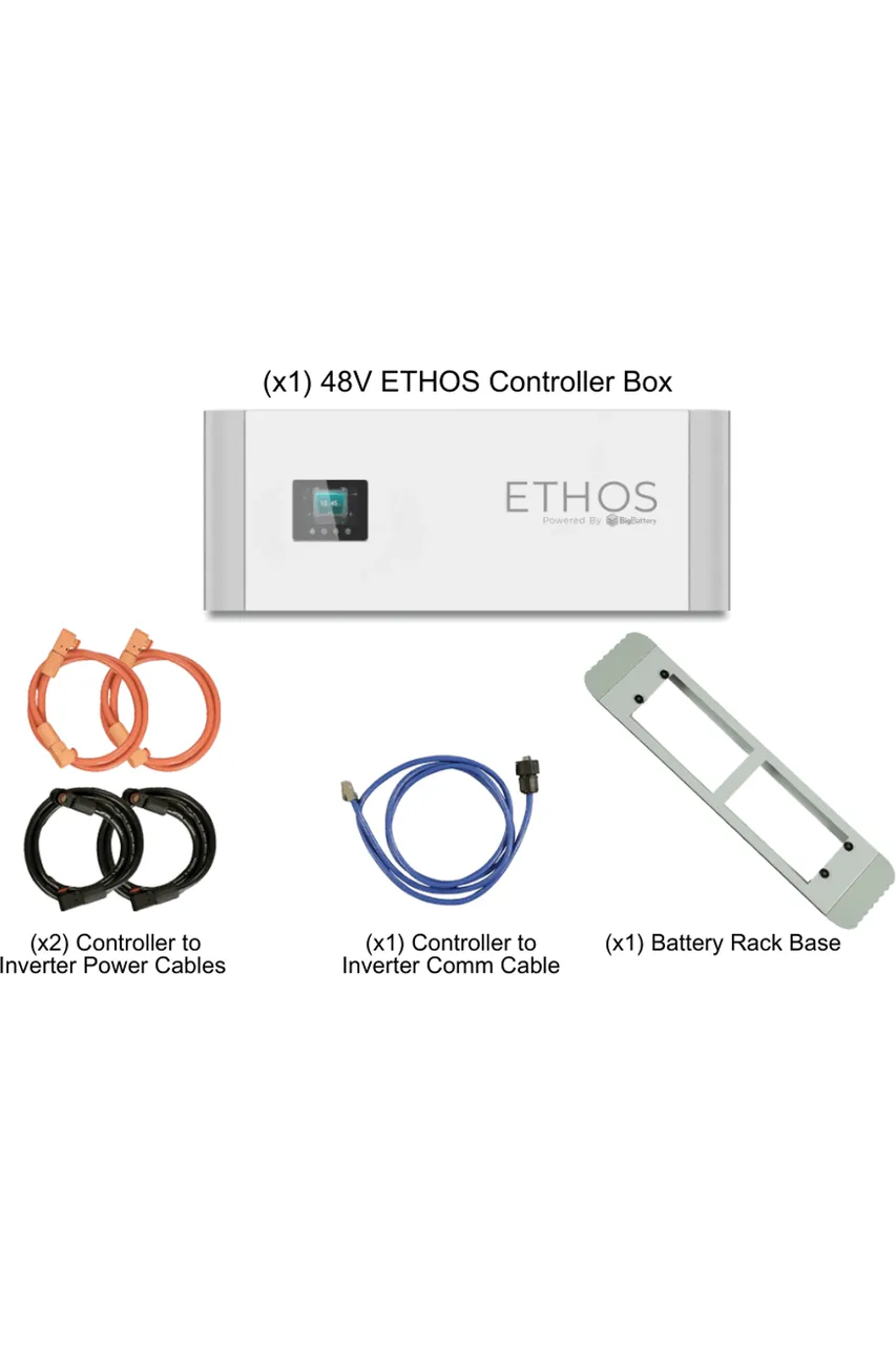 BigBattery | ETHOS Battery EG4-18Kpv Bundle - Outdoor Energy System | 24kW Output Total w/ 20.4kWh to 61.4kWh [BNDL-B0005]