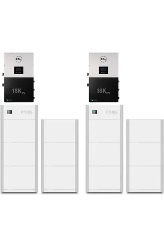 BigBattery | ETHOS Battery EG4-18Kpv Bundle - Outdoor Energy System | 24kW Output Total w/ 20.4kWh to 61.4kWh [BNDL-B0005]