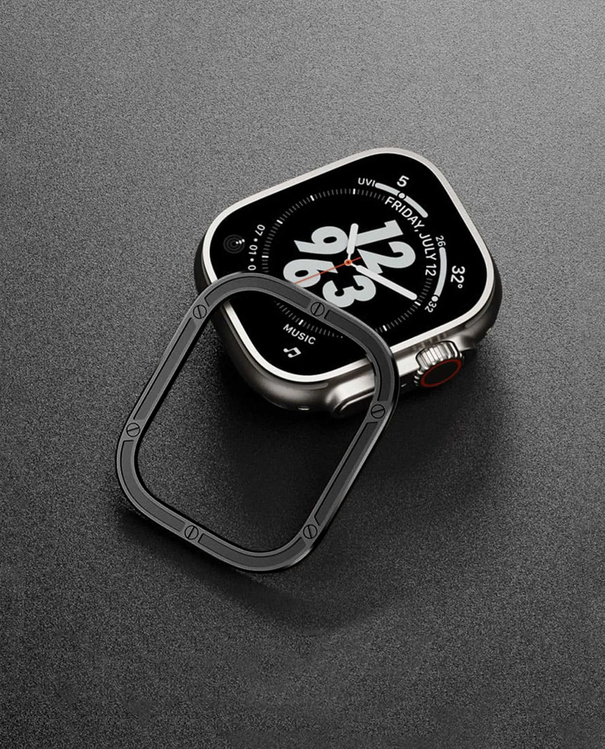 Black Bound Screen Protector for Apple Watch Ultra