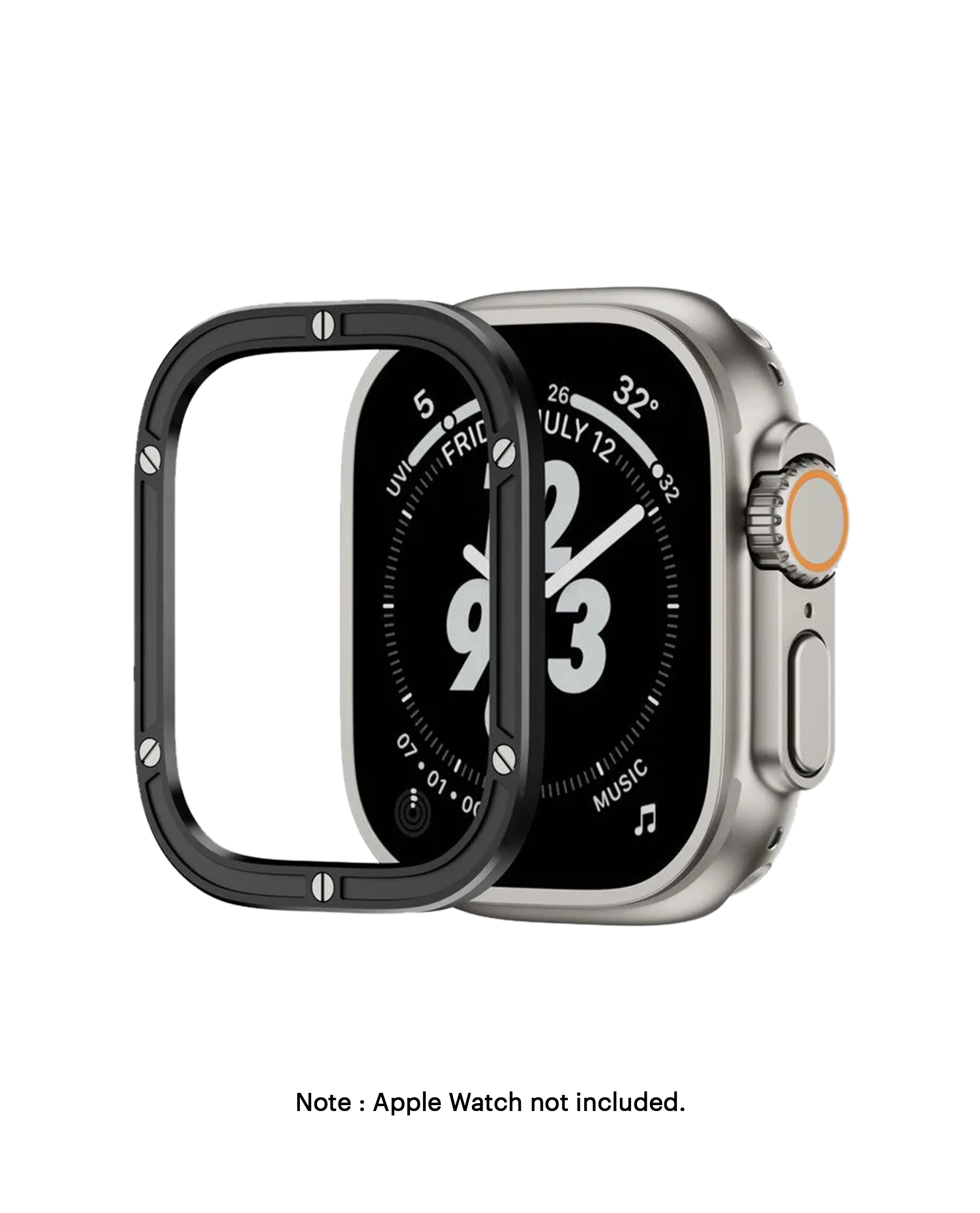 Black Bound Screen Protector for Apple Watch Ultra