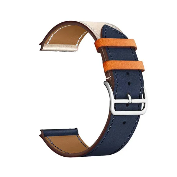 Blue Genuine Leather Apple Watch Band 藍色真皮Apple 錶帶 (KCWATCH1076a)