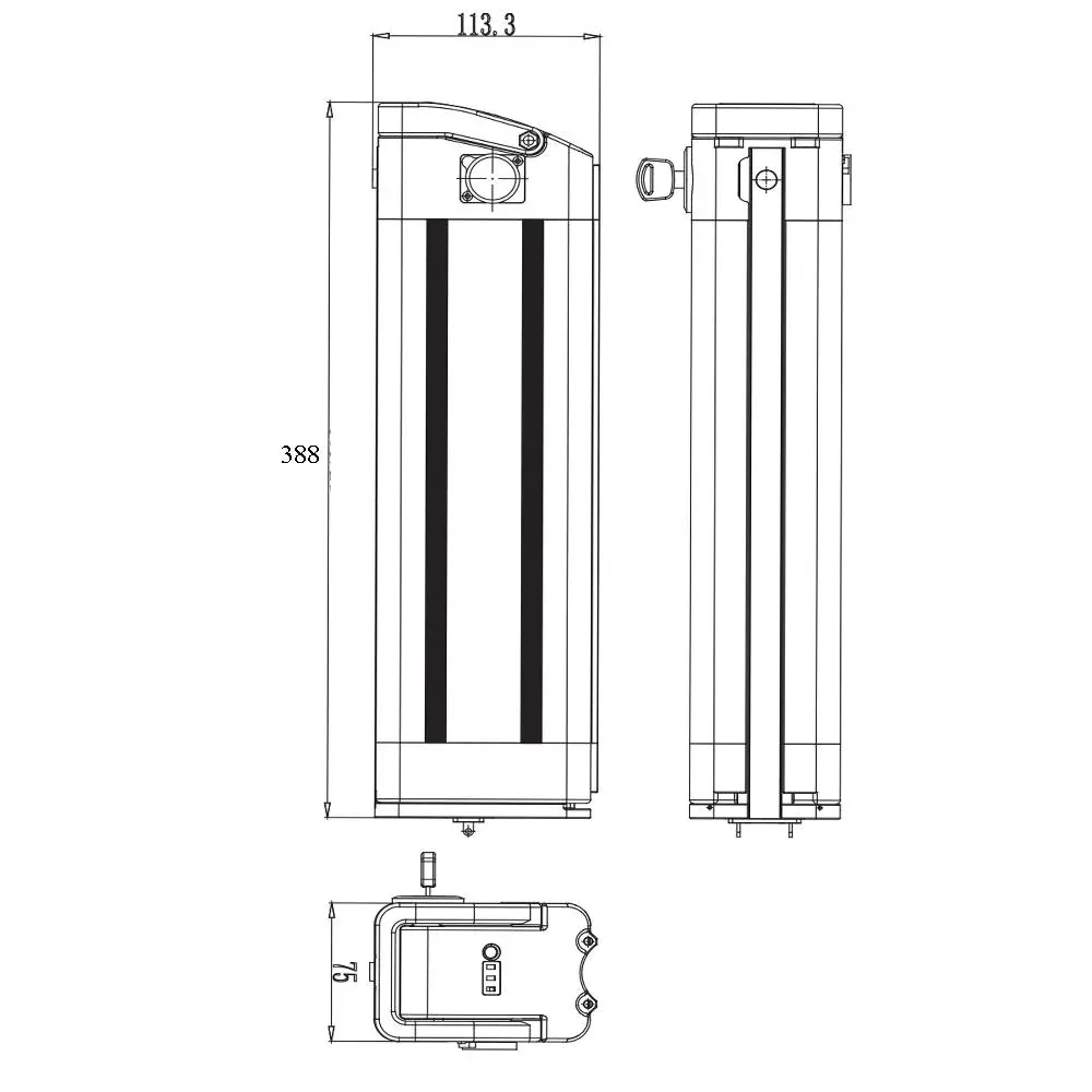 BPM Imports F-15RS 1000W Battery