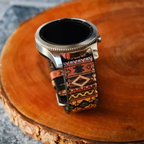 Brown Totem Watch Strap For Samsung Galaxy Watch