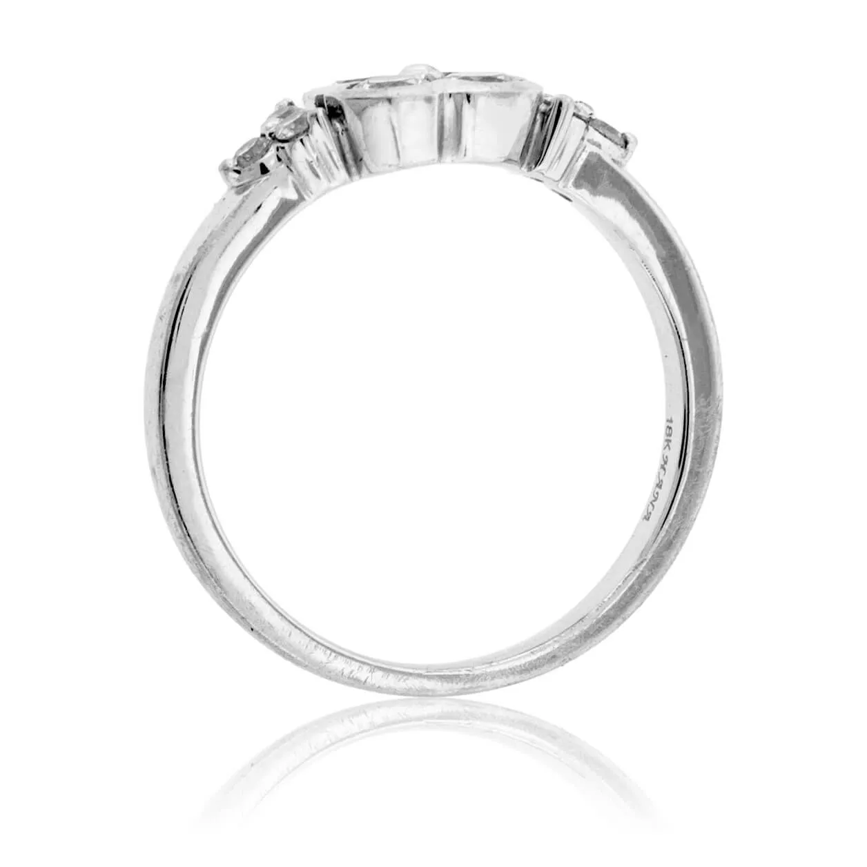 Bubble Bezel Diamond Ring