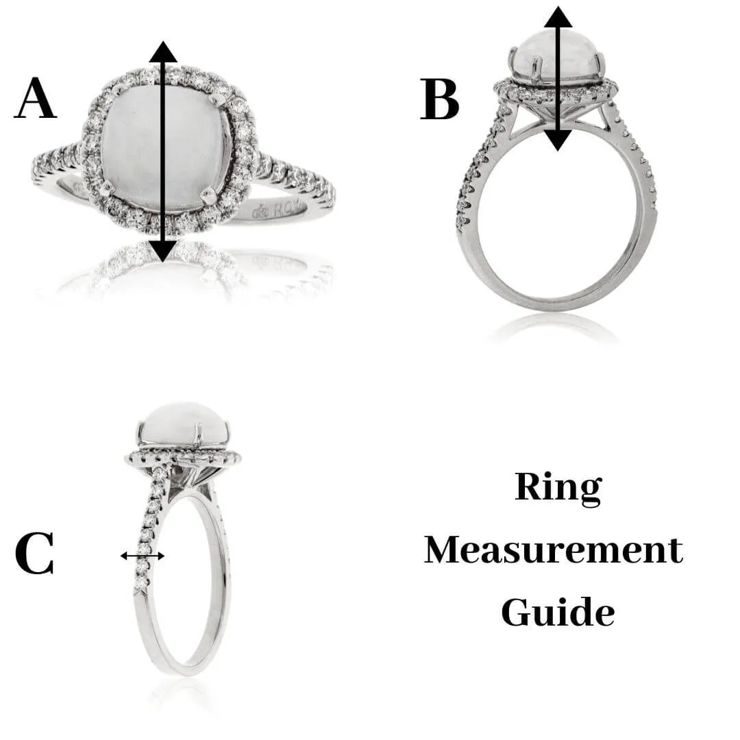 Bubble Bezel Diamond Ring