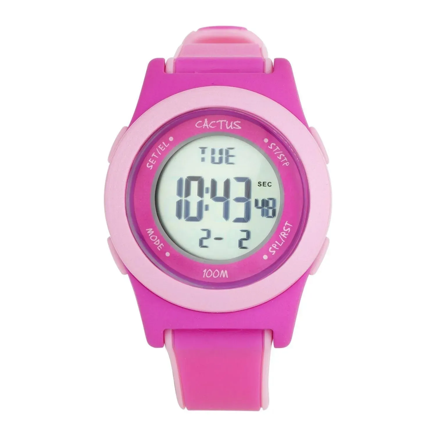 Cactus - Shine - Digital Kids Watch - Pink