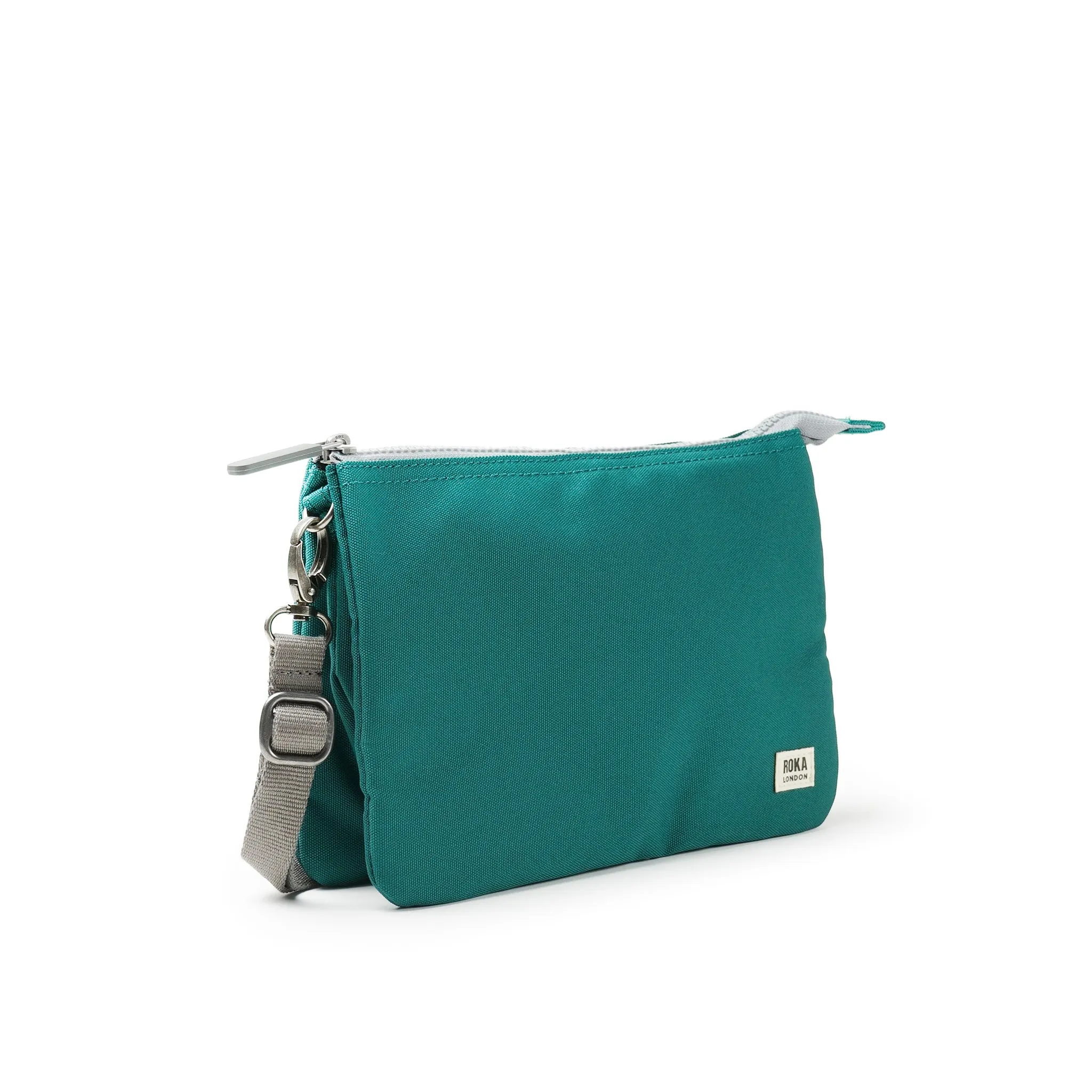 Carnaby Crossbody XL Teal Recycled Canvas