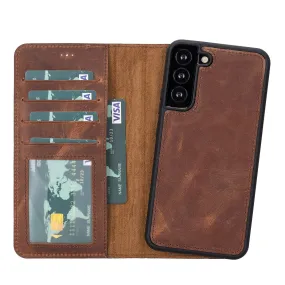 Carter Samsung Galaxy S22 Wallet Case, Antique Brown