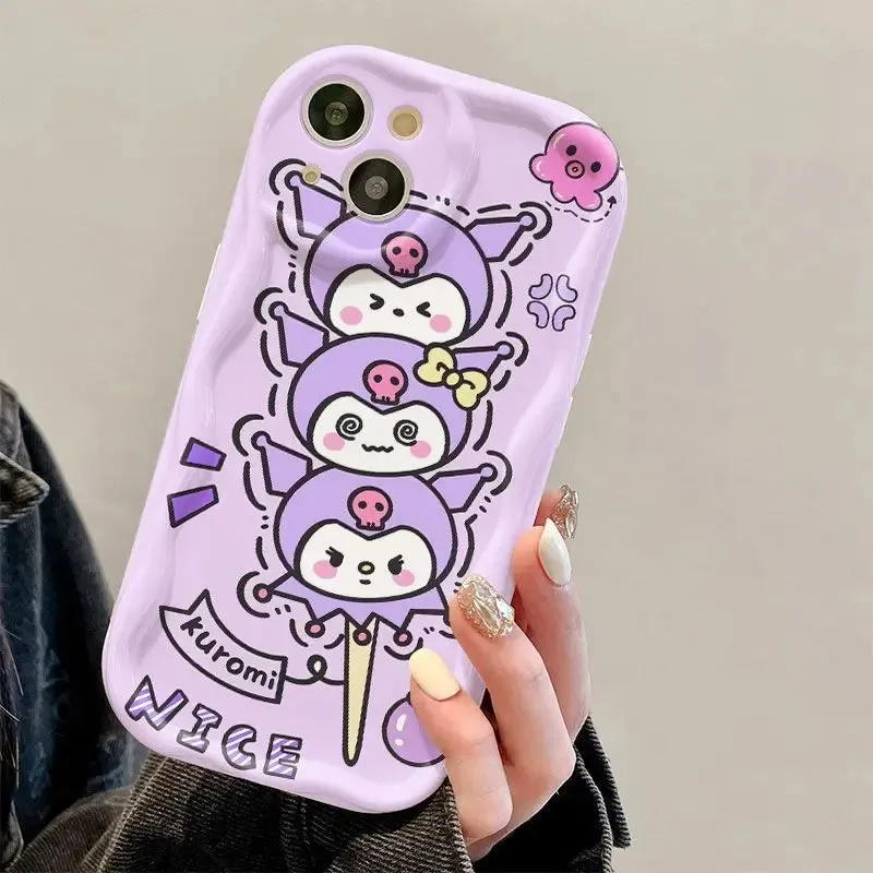 Cartoon Wavy Candy Samsung Case