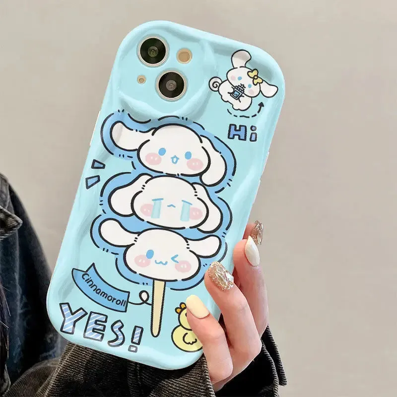 Cartoon Wavy Candy Samsung Case