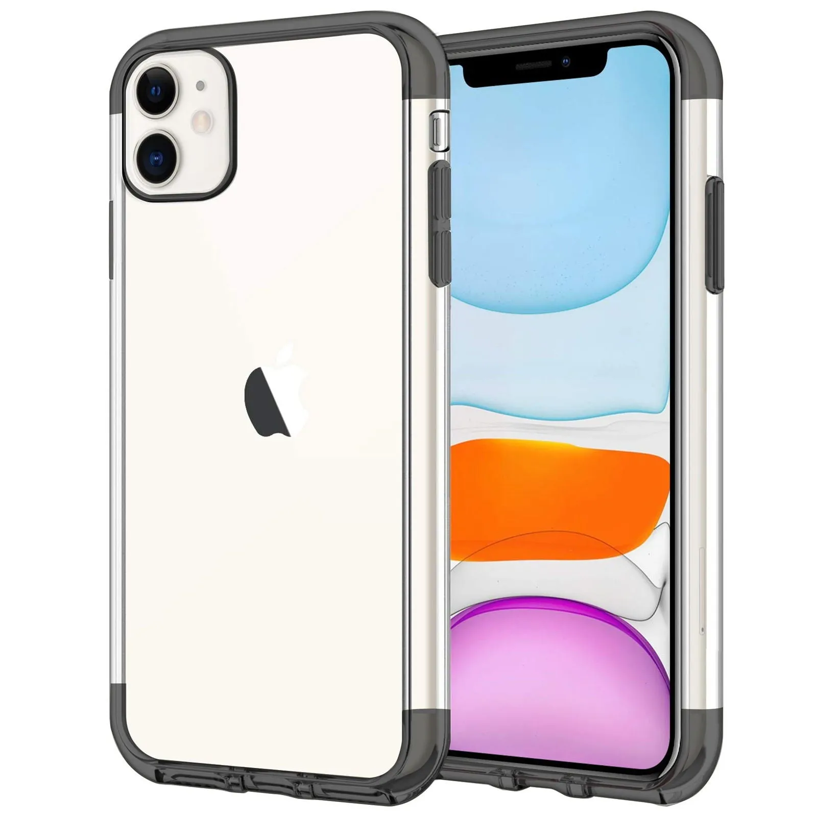 Case for iPhone 11 Shock Proof Soft TPU Silicone Phone Clear Slim Cover