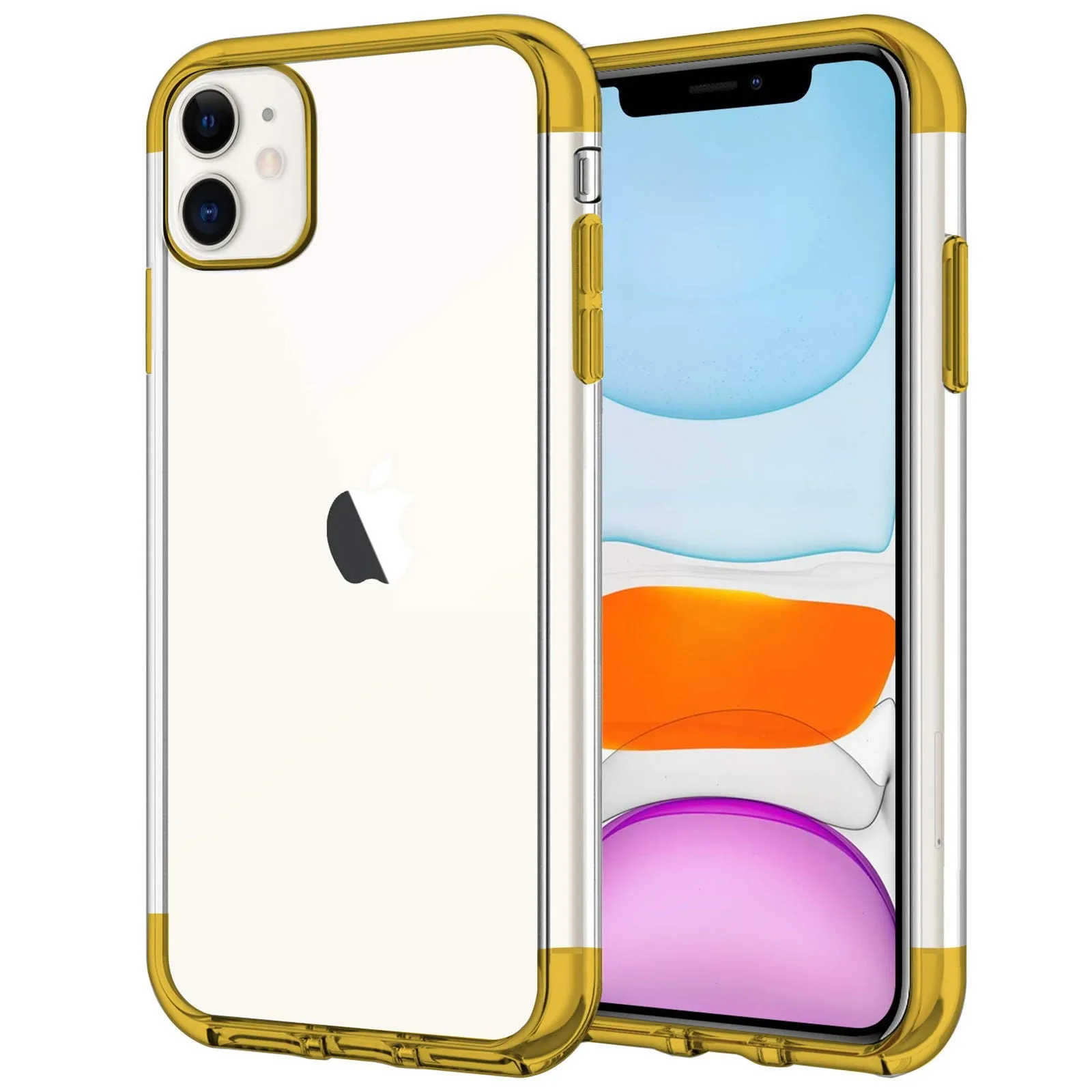 Case for iPhone 11 Shock Proof Soft TPU Silicone Phone Clear Slim Cover