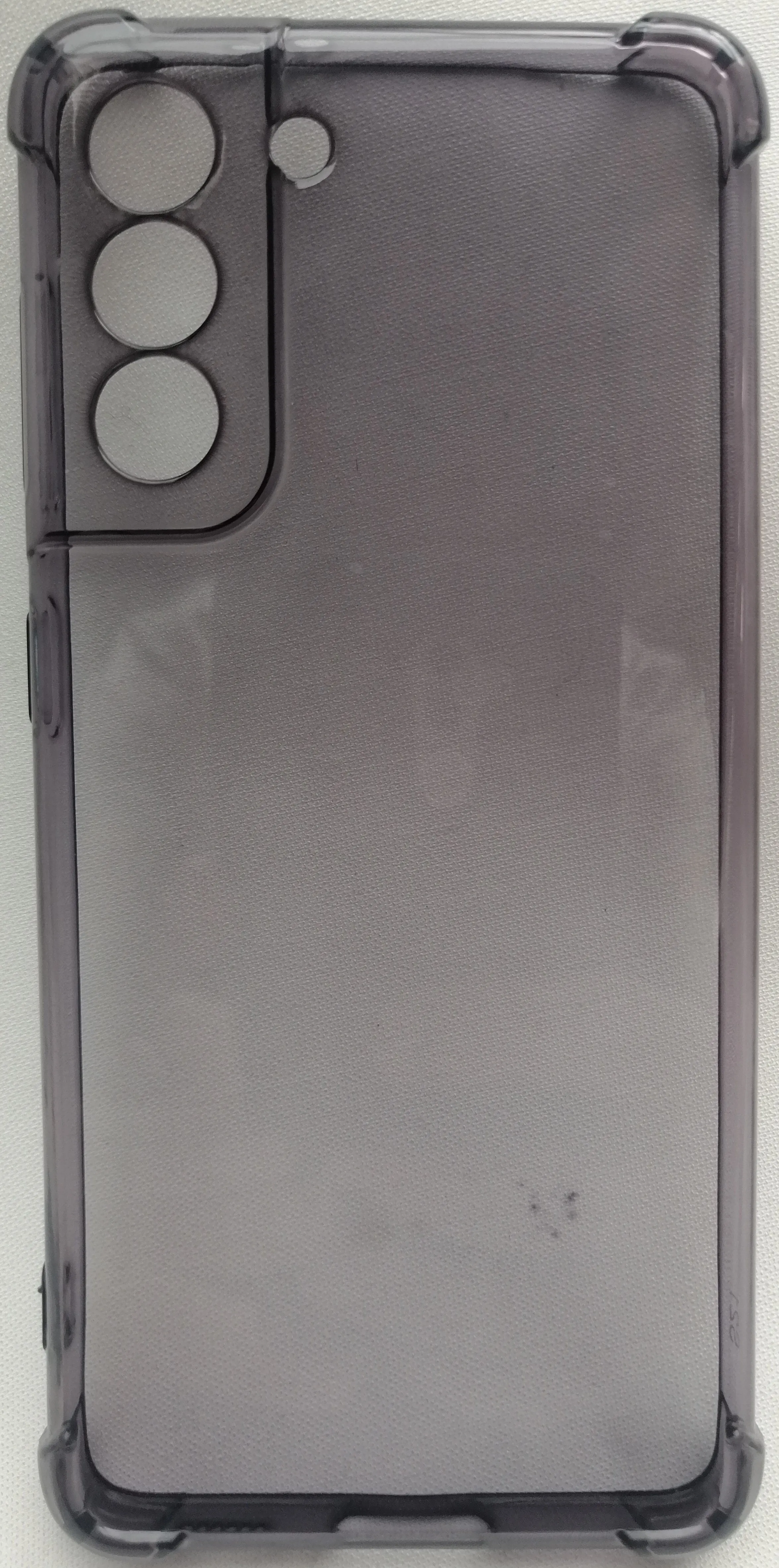 Case For Samsung S21 Transparent with Bumper & Camera Protection