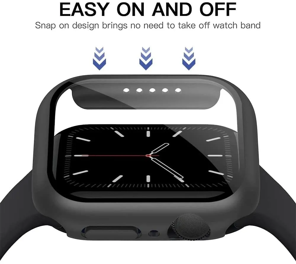 Case with Screen Protector for Apple Watch Series 9