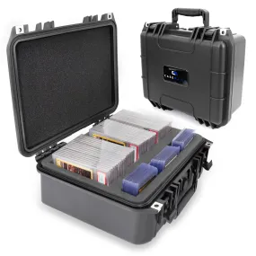 CASEMATIX Graded Card Case Compatible with 40  BGS PSA SGC FGS One Touch Graded Sports Trading Cards, Waterproof Graded Slab Card Storage Box