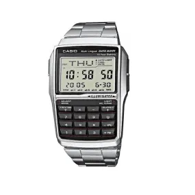 Casio DBC-32D-1A Silver Stainless Calculator Watch for Men and Women