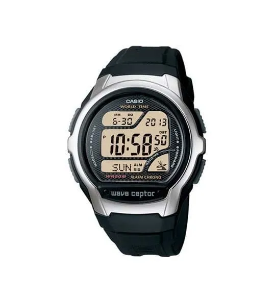 Casio Digital Wave Ceptor Atomic Watch