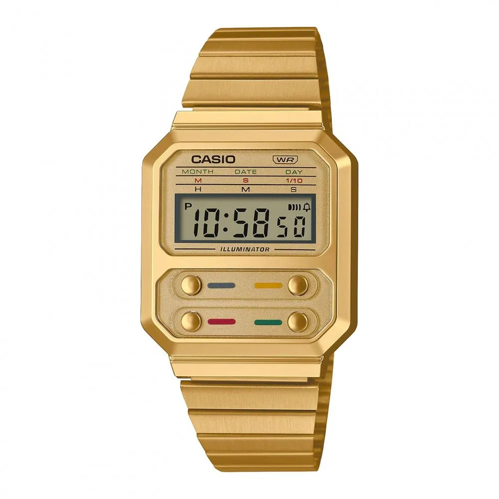 Casio Gold Steel Watch