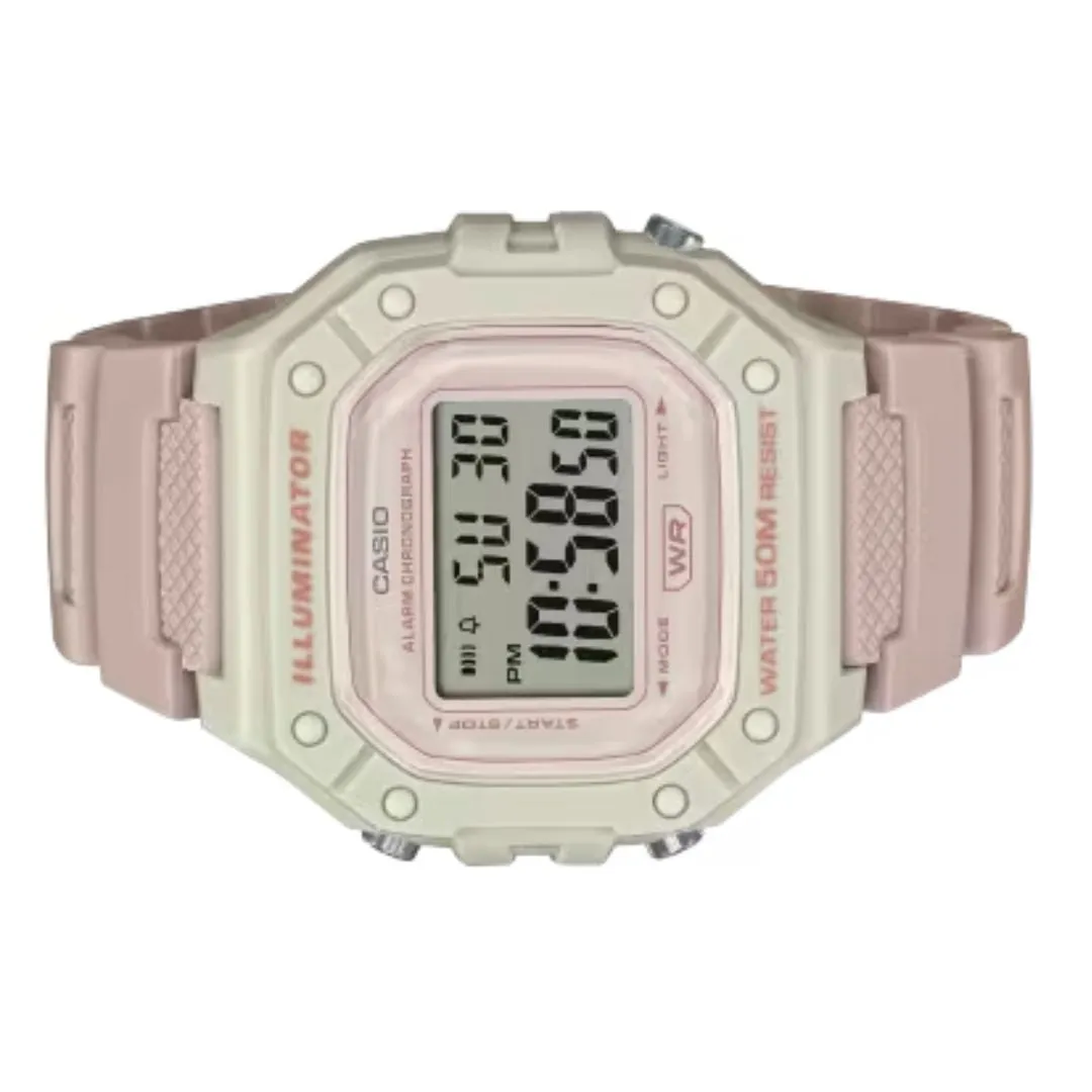 Casio Illuminator Digital Watch W-218HC-4A2VDF