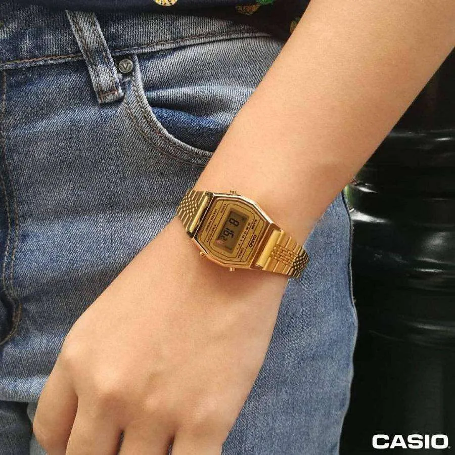 Casio LA690WGA-9DF Gold Watch for Women