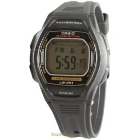 Casio Ladies Digital Watch Dual Time Alarm 50M LW201-1