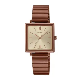 Casio LTP-E155R-9A Rose Gold Stainless Watch for Women