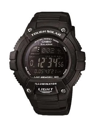 Casio Mens Classic BlackTough Solar Digital Watch