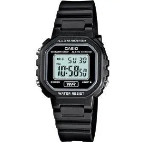 Casio Womens Classic Digital Black Resin Watch