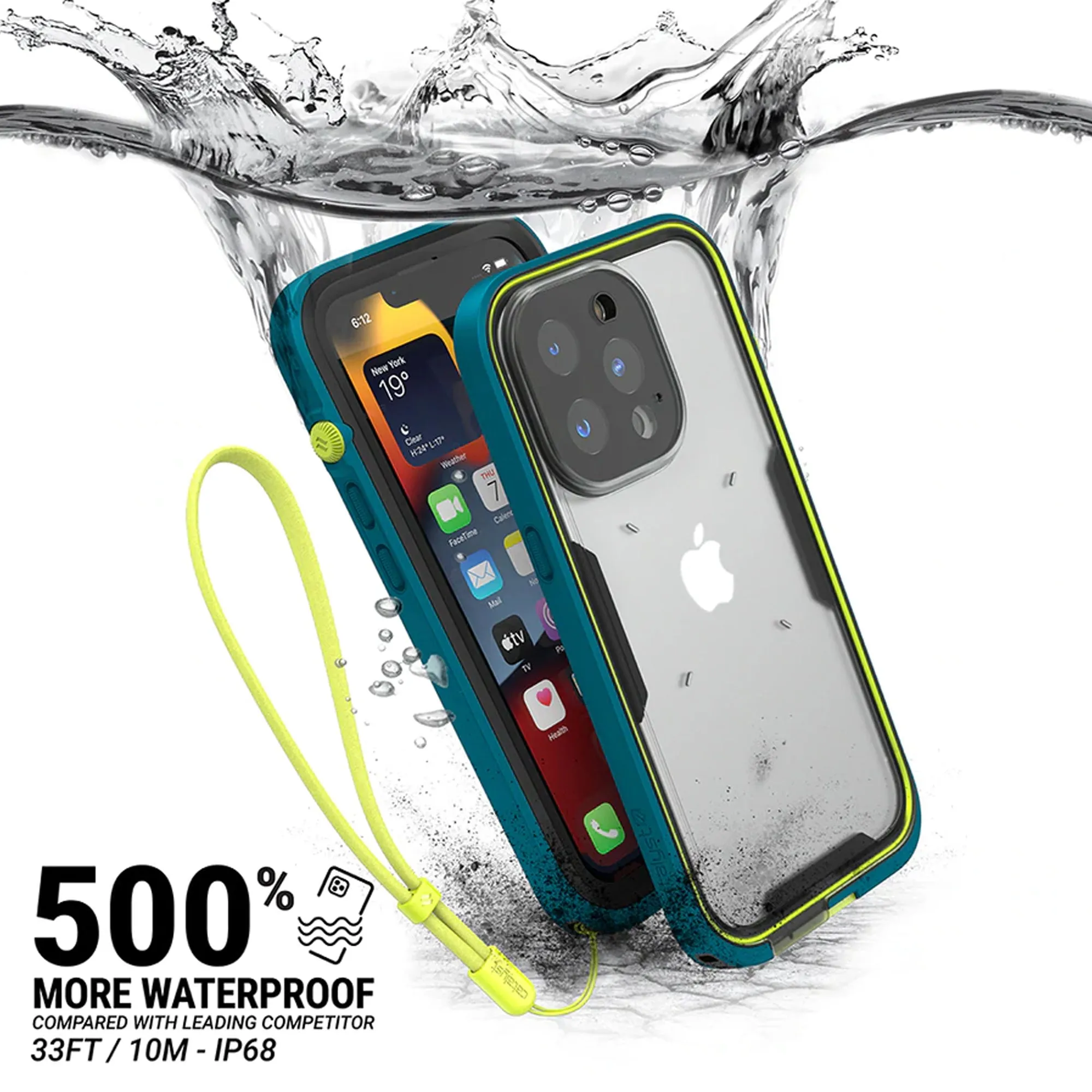 Catalyst Total Protection Waterproof Case for iPhone 13 Pro Max 6.7" 5G - Marine Blue