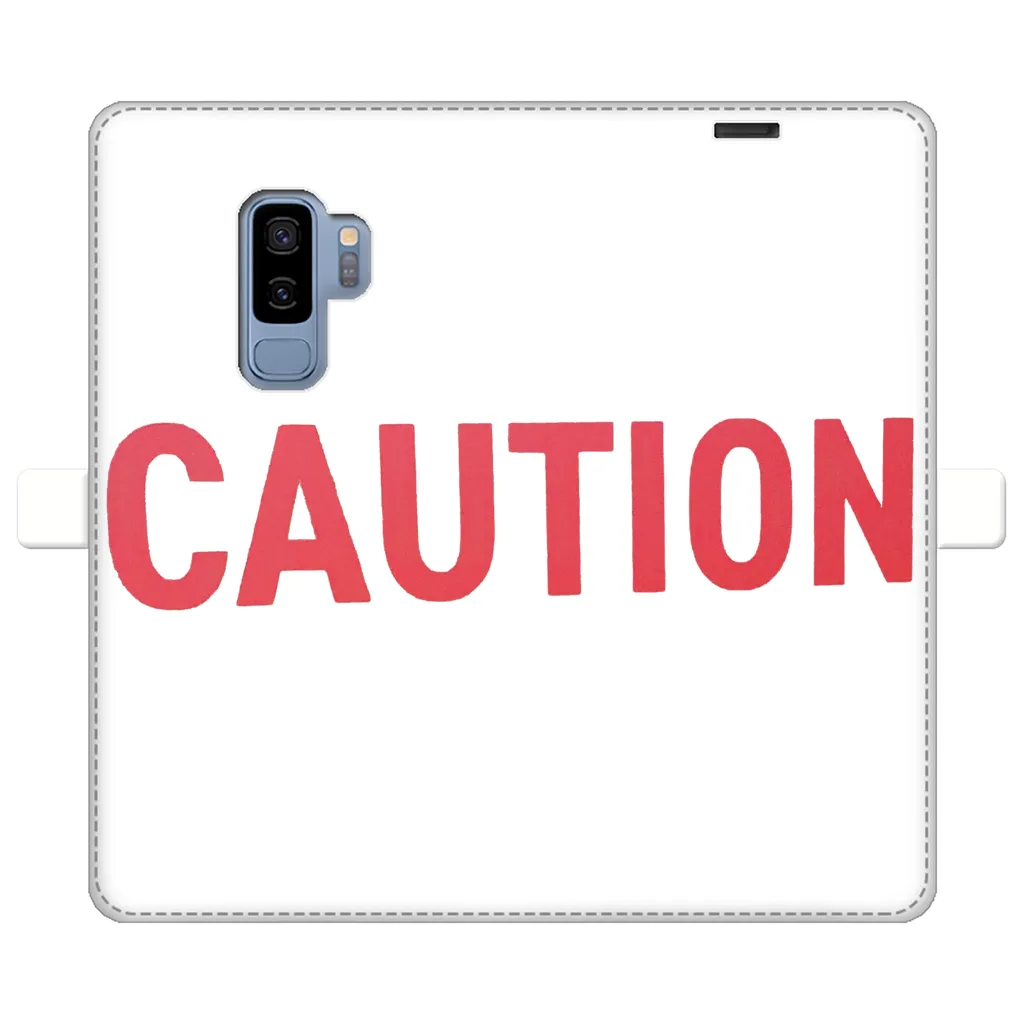 Caution Fully Printed Wallet Cases