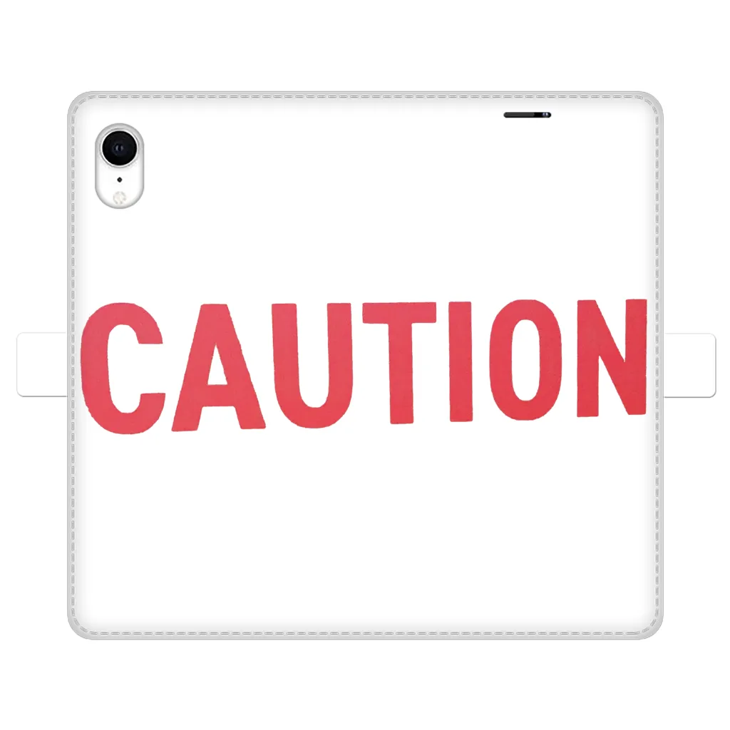 Caution Fully Printed Wallet Cases