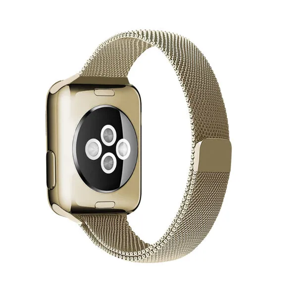 Champagne Gold Stainless Steel Apple Watch Band (for small wrist) 香檳金不銹鋼 Apple 錶帶 (適合小手腕) (KCWATCH1130)