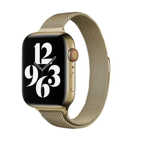 Champagne Gold Stainless Steel Apple Watch Band (for small wrist) 香檳金不銹鋼 Apple 錶帶 (適合小手腕) (KCWATCH1130)