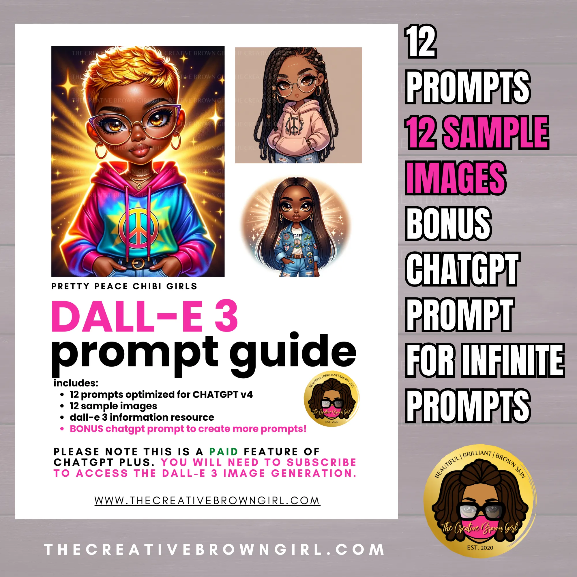 ChatGPT   DALL-E Prompt Guide - PRETTY PEACE CHIBIS