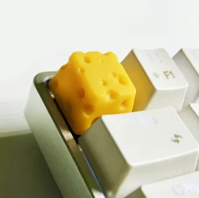 Cheese Resin Keycaps For Custom Mechanical Keyboard