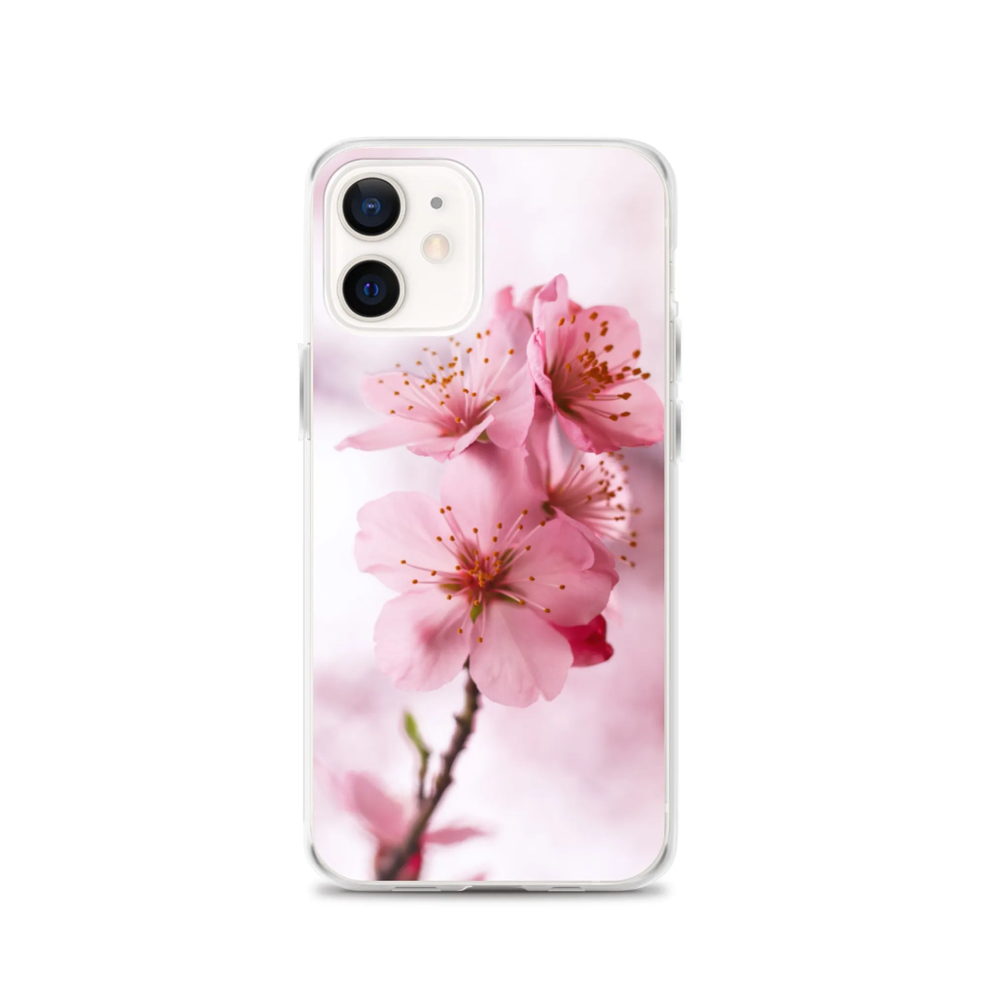 Cherry Blossom Phone Case, Pink Floral iPhone 13 Pro Max Cute Aesthetic 12 11 Mini SE 2020 XS Max XR X 8 7 Plus