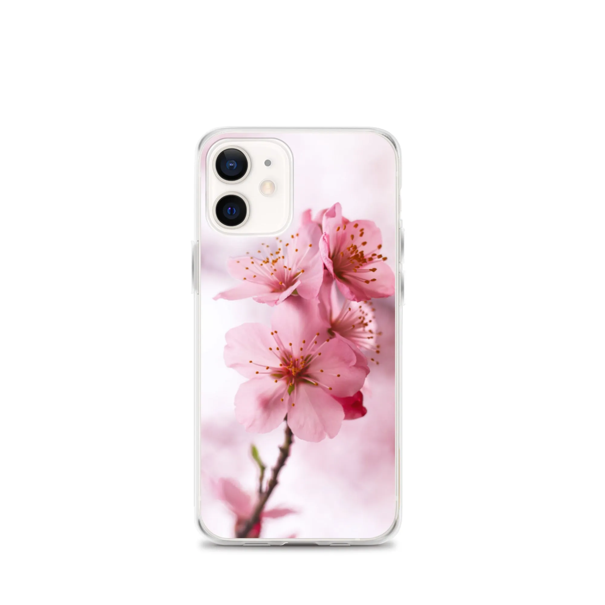 Cherry Blossom Phone Case, Pink Floral iPhone 13 Pro Max Cute Aesthetic 12 11 Mini SE 2020 XS Max XR X 8 7 Plus