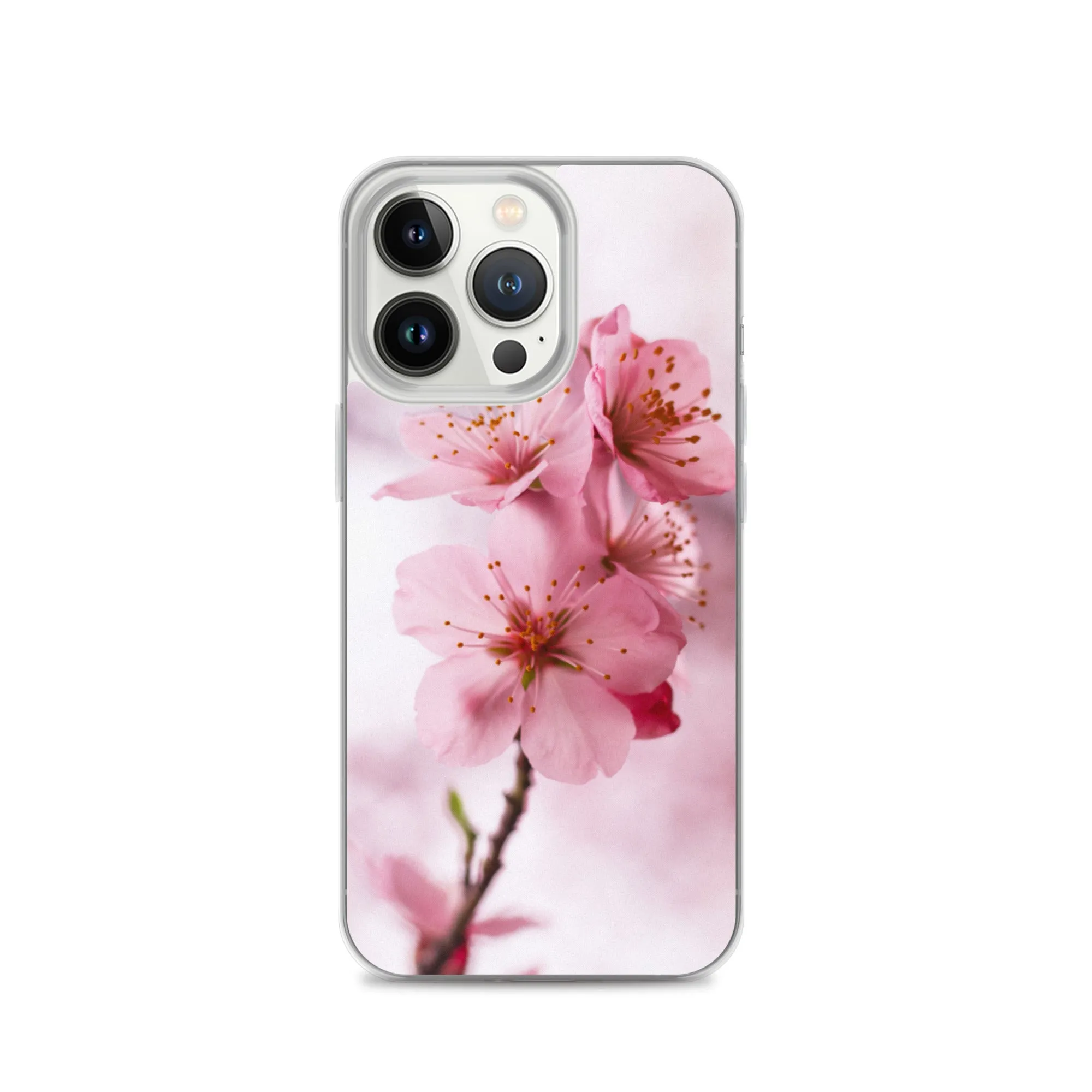 Cherry Blossom Phone Case, Pink Floral iPhone 13 Pro Max Cute Aesthetic 12 11 Mini SE 2020 XS Max XR X 8 7 Plus