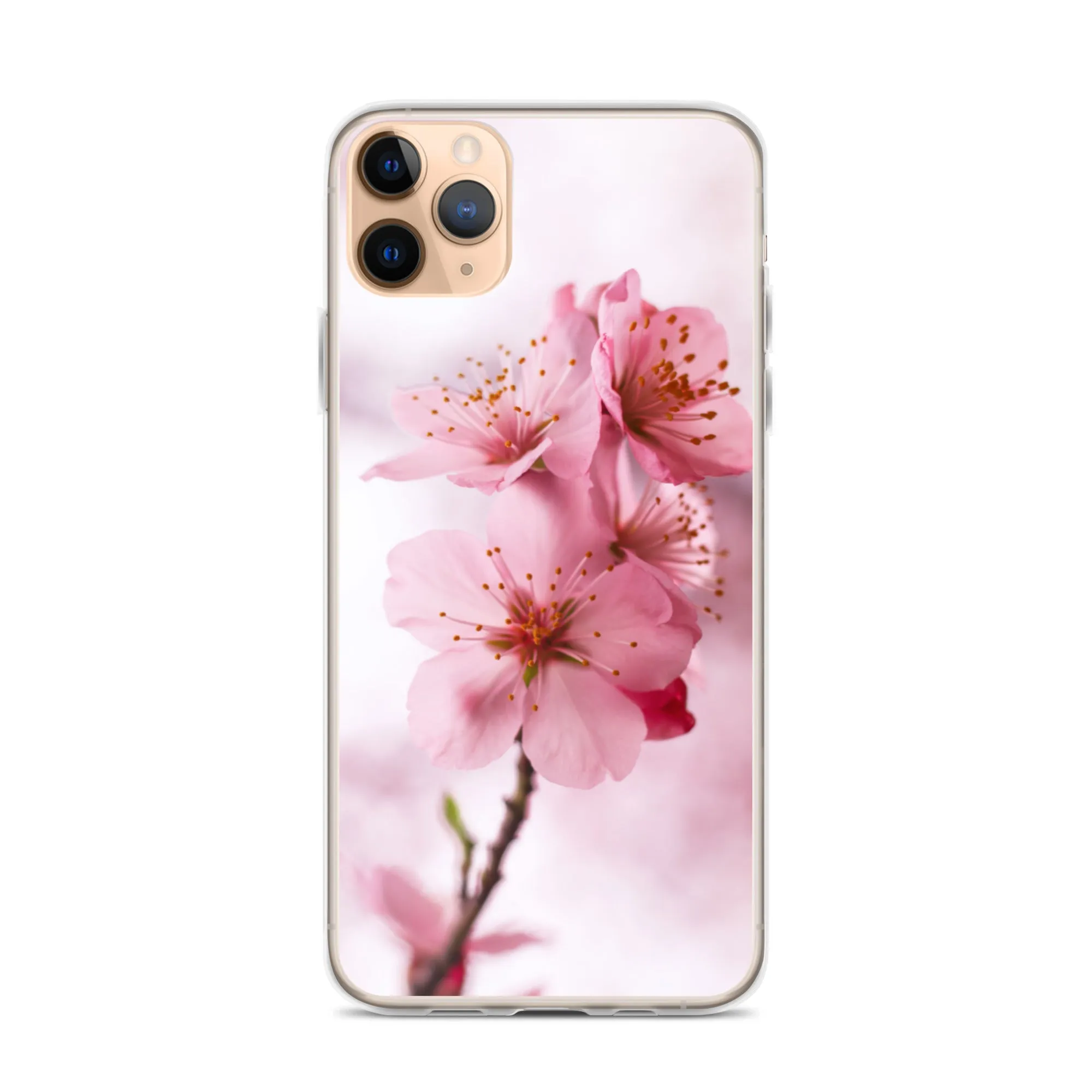 Cherry Blossom Phone Case, Pink Floral iPhone 13 Pro Max Cute Aesthetic 12 11 Mini SE 2020 XS Max XR X 8 7 Plus