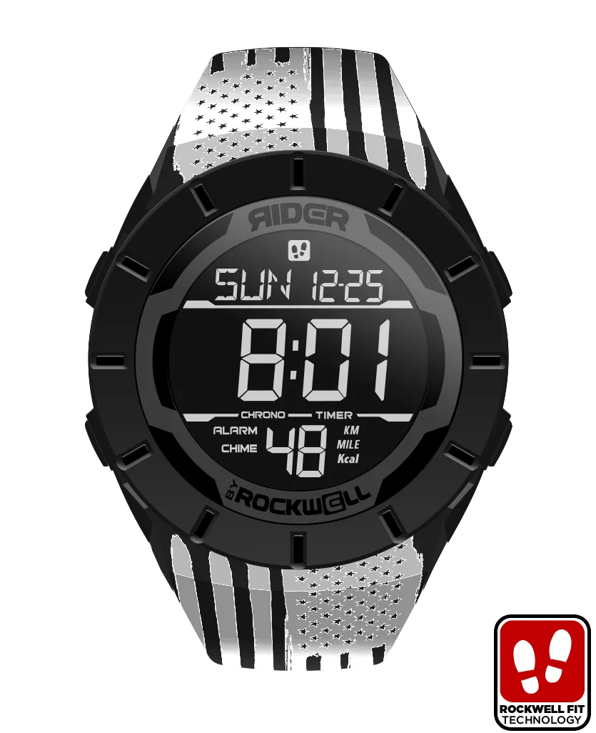 Coliseum Fit™ Assault - White Edition (Phantom Black) Watch